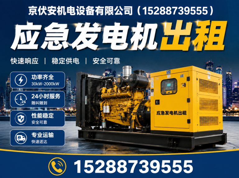 肇庆静音发电车租赁展示图